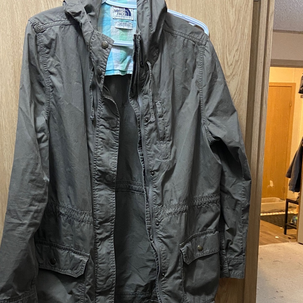 The North Face Olive Hooded Jacket